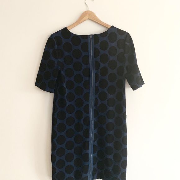 Gap Blue & Black Polka Dot Dress - Picture 4 of 6